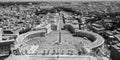 Rome panorama from St Pietro dome Royalty Free Stock Photo