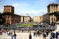 Rome-Panorama with Venice Square.