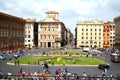 Rome-Panorama with Venice Square.