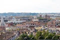 Rome panoramic view from Villa Borghese, Italy