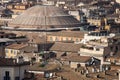 Rome, pantheon aerial view panorama landscape