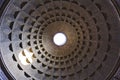 Rome Pantheon Dome Hole Royalty Free Stock Photo