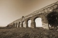 Rome: the park of aqueducts Royalty Free Stock Photo