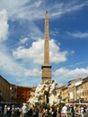 Rome Piazza Navona Bernini Four River fountains Royalty Free Stock Photo