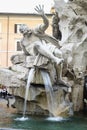 Rome piazza Nnavona fountain