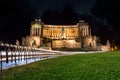 Rome, Piazza Venezia, Victorian at Night