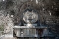 Rome public drinking fountain Royalty Free Stock Photo