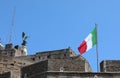 Rome, RM, Italy - August 16, 2020: Castle Saint Angel called Cas