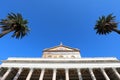 Rome, RM, Italy - August 16, 2020: Facade of Basilica Saint Paul Royalty Free Stock Photo