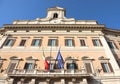 Rome, RM, Italy - March 3, 2019: Montecitorio Palace seat of the