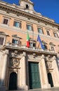 Rome, RM, Italy - March 3, 2019: Palace of Montecitorio the seat