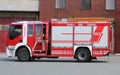 Rome, RM, Italy - May 16, 2019: fire engine fire engine during a Royalty Free Stock Photo