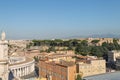 Rome Rooftops and Vatican city landmarks panoramic view. Royalty Free Stock Photo