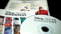 CD and artwork of the soundtracks of PIXAR films DISNEY. Founded in 1986