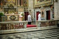 Rome - 7 September 2017 - celebration of the Holy Mass vetus ordo, Mass in Latin, in the days of the pilgrimage