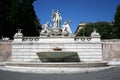 Rome. Set of statues in the historic center of Rome.