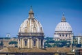 Rome skyline with domes