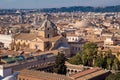 Rome skyline with the Pantheon Dome Royalty Free Stock Photo