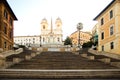 Rome Spanish Steps Royalty Free Stock Photo