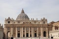 Rome, St. Peter`s Square, Piazza San Pietro, Saint Peters Basilica Royalty Free Stock Photo