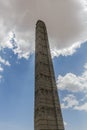 Rome stele (Stele 2) at the Northern stelae field in Axum, Ethiop Royalty Free Stock Photo