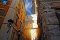 Rome streets in historic part of town Royalty Free Stock Photo