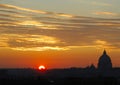 Rome at sunset