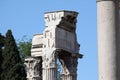 Rome, Temple of Vespasian and Titus Royalty Free Stock Photo