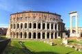 Rome - theatre - marcellus, marcello Royalty Free Stock Photo