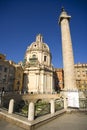 Rome Trajan's column the Church of St. Mary the forum of Trajan