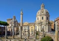 Rome Trajans Forum Royalty Free Stock Photo