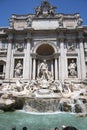 Rome-Trevi Fountain in center of Rome.Splendid.