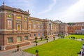 Rome, Vatican City, Italy - Panoramic view of the Vatican Museums with its Pinacotheca art gallery building of Leonardo da Vinci Royalty Free Stock Photo