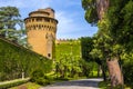 Rome, Vatican City, Italy - St. John Tower - Torre di San Giovanni - within the Vatican Gardens in the Vatican City State Royalty Free Stock Photo