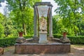 Rome, Vatican City, Italy - Statue of St. Peter Apostle, commissioned by the pope Leon XIII within the English Garden section of