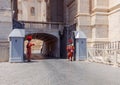 Rome. Vatican guardsman. Royalty Free Stock Photo