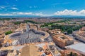 Rome Vatican Italy, city skyline at St. Peter\'s Square Royalty Free Stock Photo