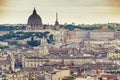 Rome Vatican Italy city skyline Royalty Free Stock Photo