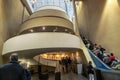 Modern spiral staircase to the Courtyard of Pinia in the Vatican Museums