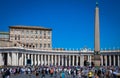 Pope Francis in Vatican during Angelus prayer Royalty Free Stock Photo