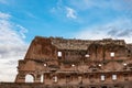 Rome - View on the interior facade of Colosseum of city of Rome, Lazio, Italy, Europe. UNESCO World Heritage Site Royalty Free Stock Photo