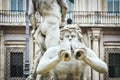 Rome, view of the piazza navona with the Fontana del Moro