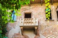 Romeo and Juliet  balcony  in Verona Royalty Free Stock Photo