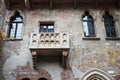 Romeo and Juliet balcony in Verona, Italy Royalty Free Stock Photo