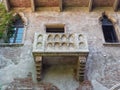 Romeo and Juliet balcony Verona Italy Royalty Free Stock Photo