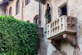 Romeo and Juliet balcony in Verona, Italy. Royalty Free Stock Photo