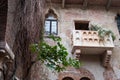 Romeo and Juliet`s Balcony in Verona Royalty Free Stock Photo