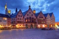 The Romer at night, Frankfurt, Germany Royalty Free Stock Photo