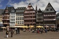 Romer Square in Frankfurt, Germany Royalty Free Stock Photo