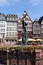 Romer Square in Frankfurt on the Main, Germany Royalty Free Stock Photo